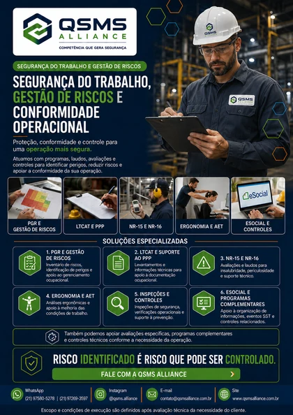 Capa - Flyer 01 - Segurança do Trabalho e Gestão de Riscos