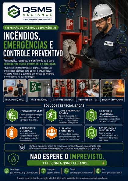 Capa - Flyer 02 - Prevenção de Incêndios e Emergências