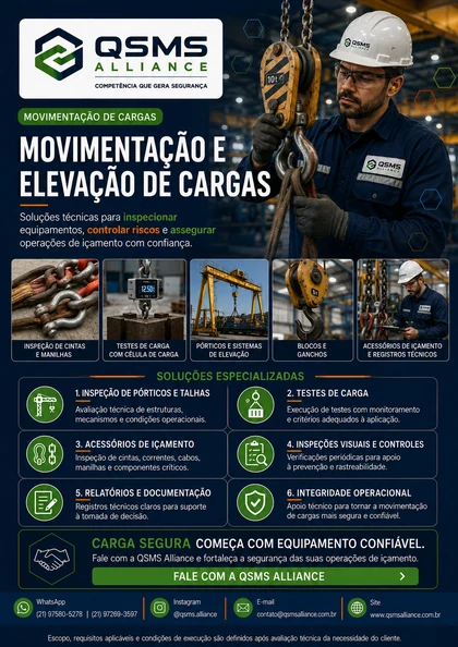 Capa - Flyer 04 - Movimentação e Elevação de Cargas